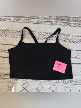 wild fable Black Crop Tank Top